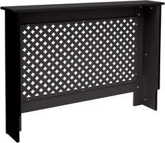 Radiatorombouw - Radiatorbekleding - Radiatorpaneel - 112x19x82 cm - Zwart - ECD Germany