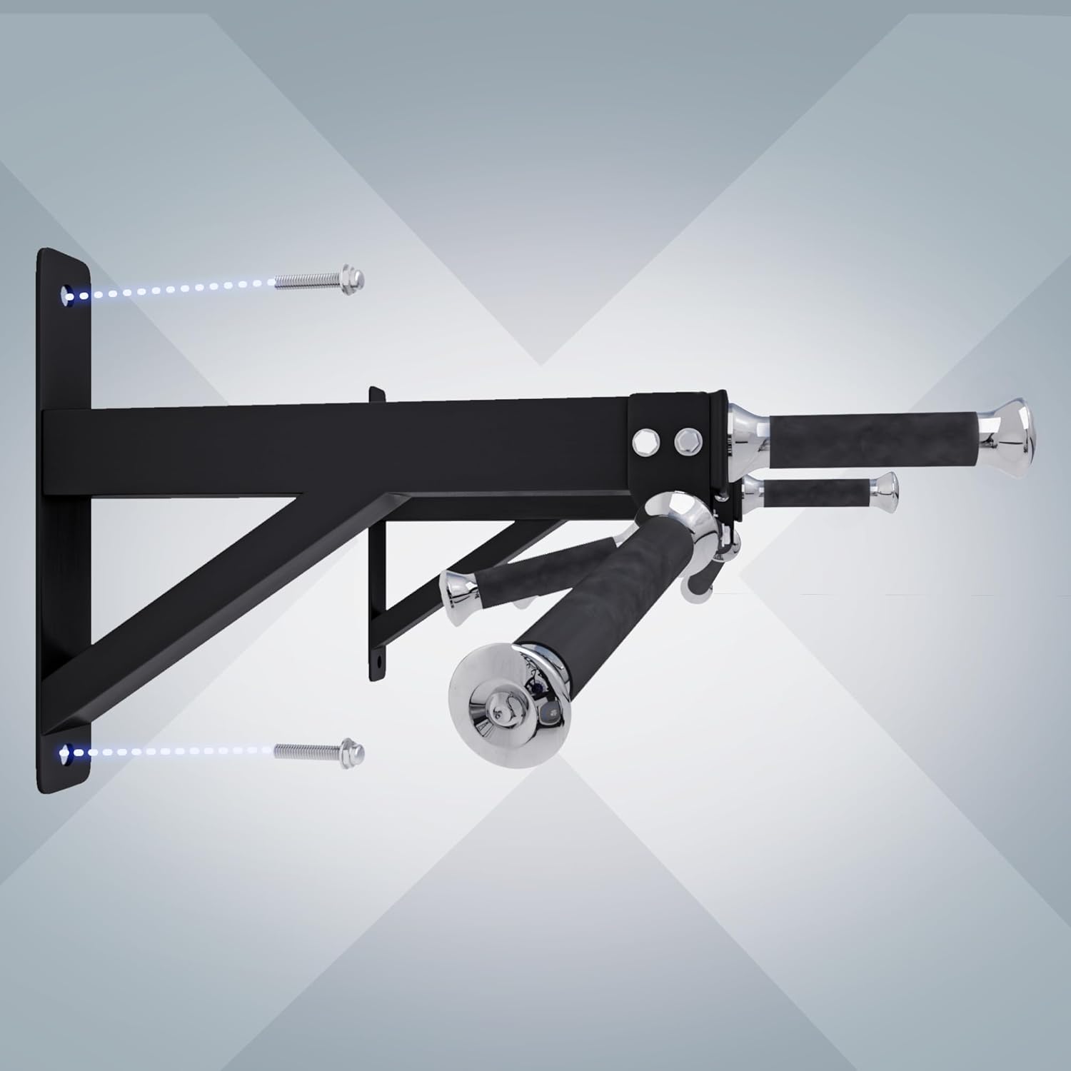 Pull up bar - Optrekstang - Wandmontage - Zwart - MAXXUS