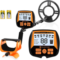 Metaaldetector voor volwassenen - LCD Scherm - Zwart - SUNPOW