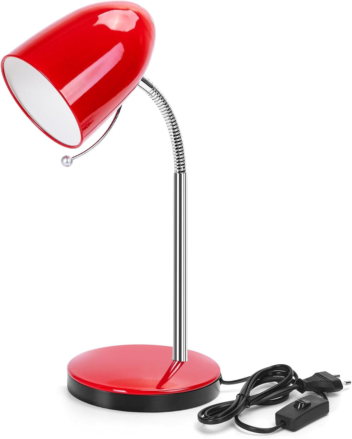 Tafellamp - Bureaulamp - Leeslamp - Rood - Aigostar