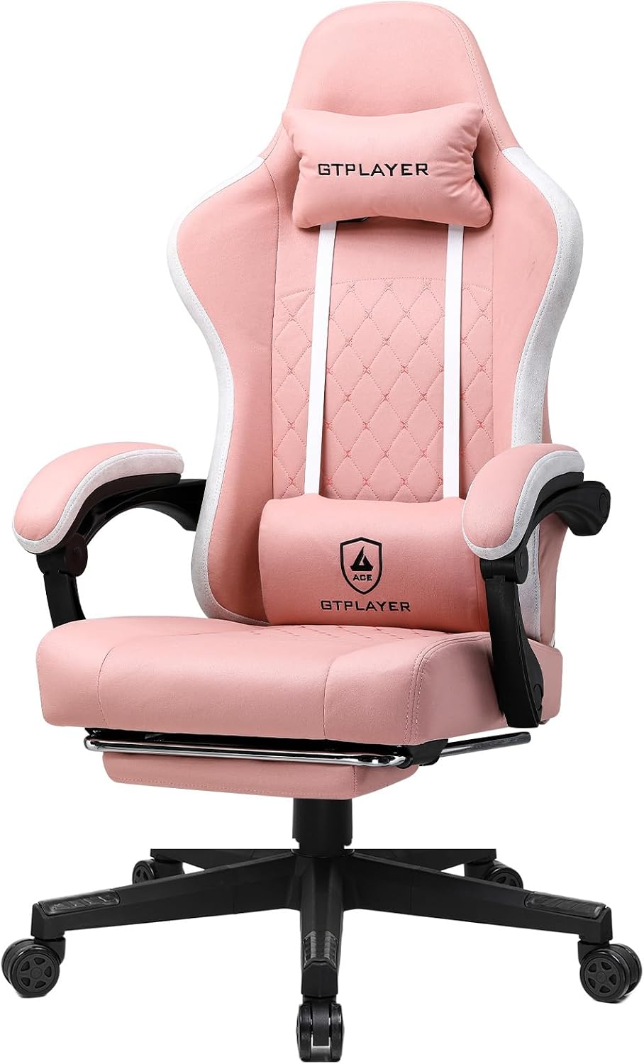 Ergonomische Bureaustoel -  Office Chair - Gamestoel - Volwassenen - Roze - GTPLAYER - LR002