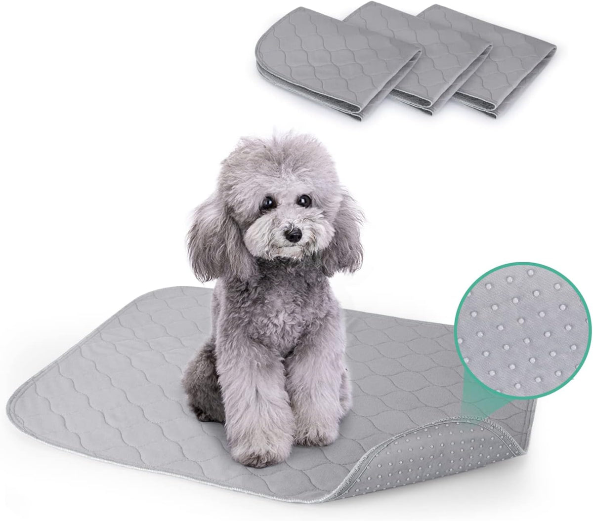 Puppy Training Pads - 60x54 cm - 3 stuks - Wasbaar - Nobleza