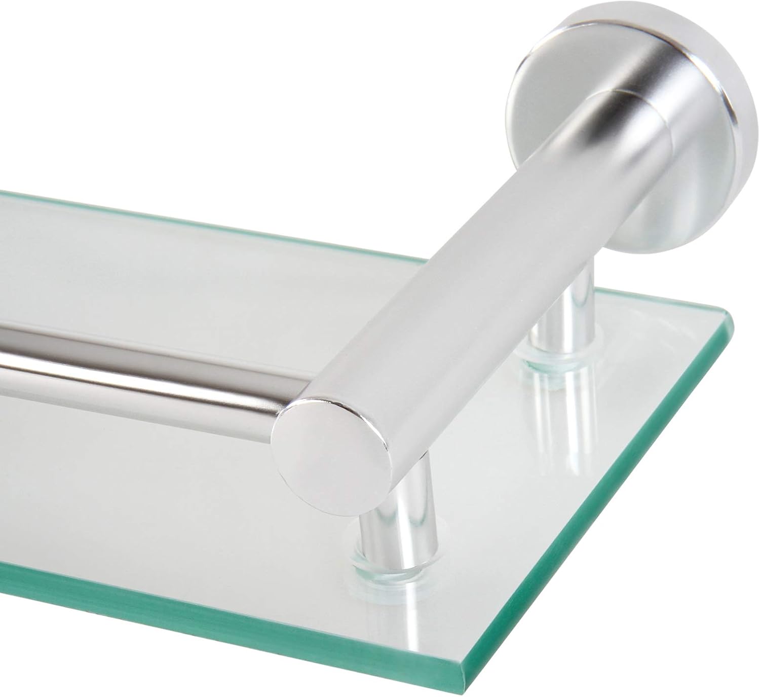 Wandplank - Glas - set van 2 - 50 cm - Aquamarin