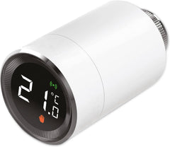 Alecto SMART-HEAT10 Slimme radiatorthermostaat, slimme Zigbee thermostaat, Bridge/Gateway, Tuya, Smart Life app, wit