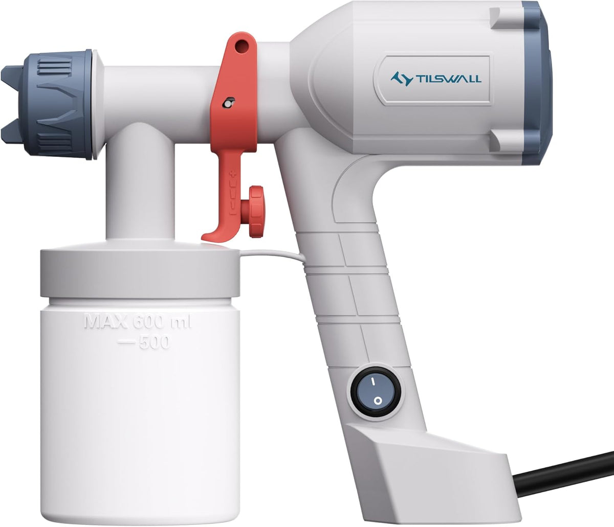 Verfspuit elektrisch - Verfspuitpistool - Verfspuitmachine - Wit - Tilswall