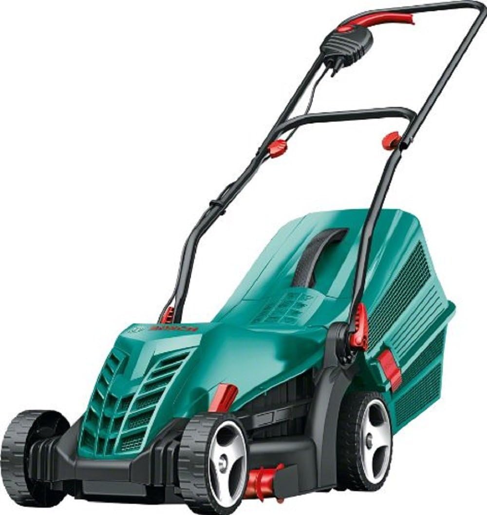 Bosch Rotak 34 R duwgrasmaaier AC zwart, groen - Grasmaaier (duwgrasmaaier, 34 cm, 2 cm, 7 cm, rotorbladen, 40 l)