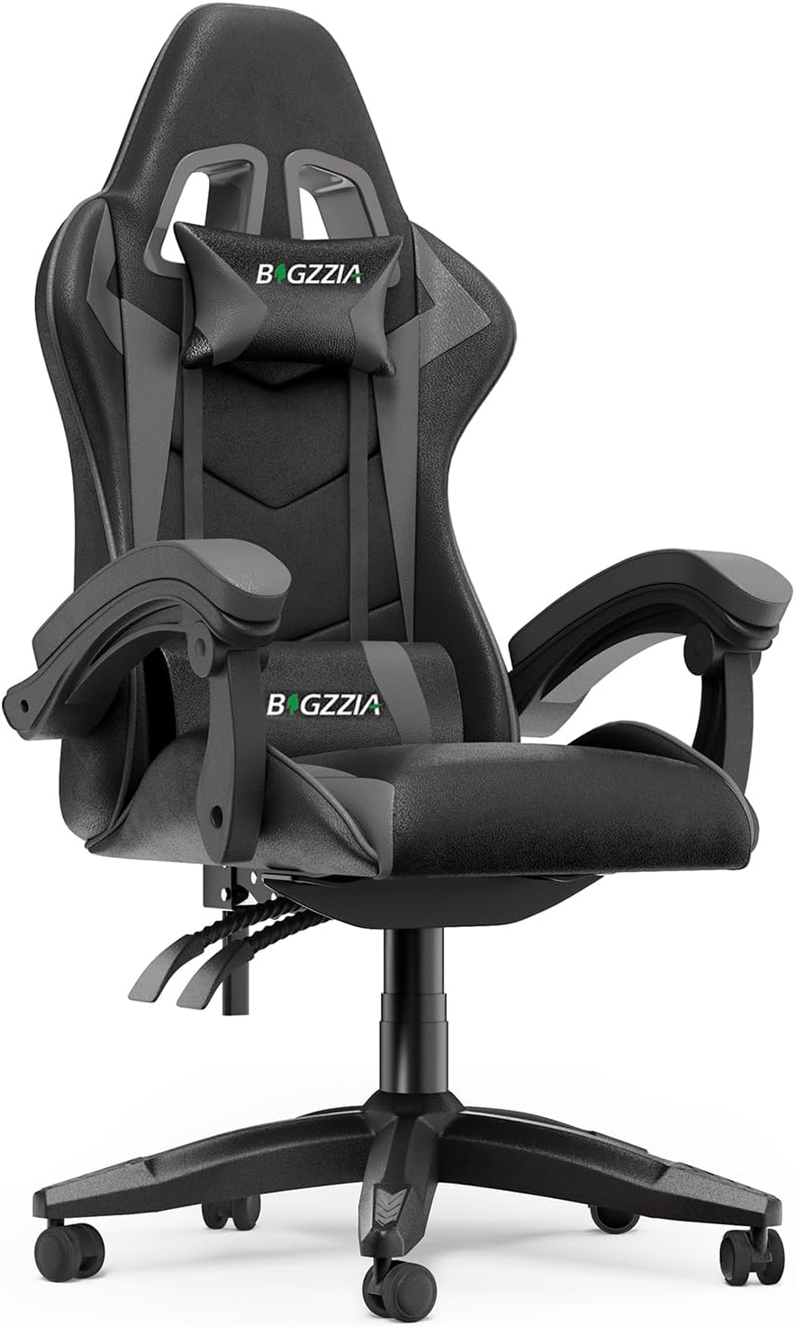 Ergonomische Bureaustoel -  Office Chair - Gamestoel - Volwassenen - Grijs/Zwart