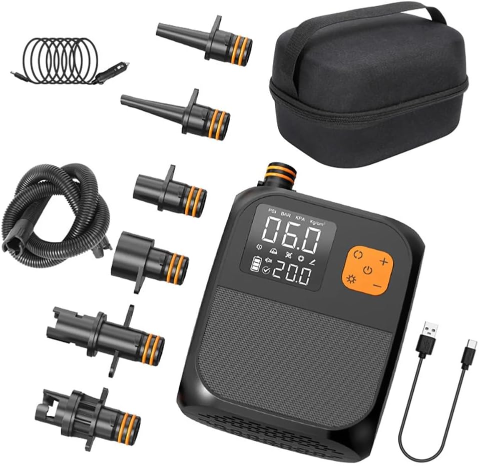 Compressor Bandenpomp - Elektrische Fietspomp - Luchtcompressor - Zwart