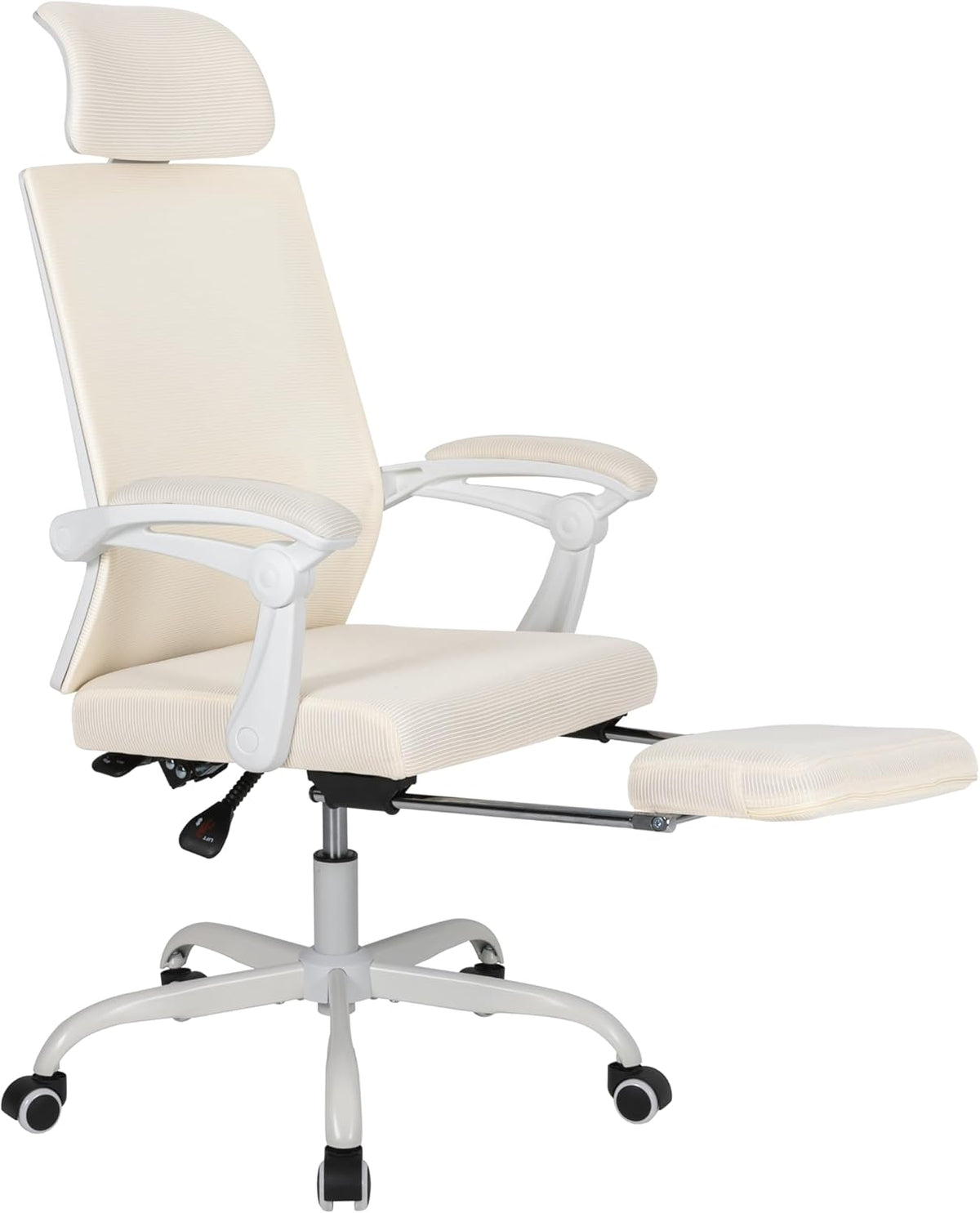 Ergonomische Bureaustoel -  Office Chair - Gamestoel - Volwassenen - Beige - UEV
