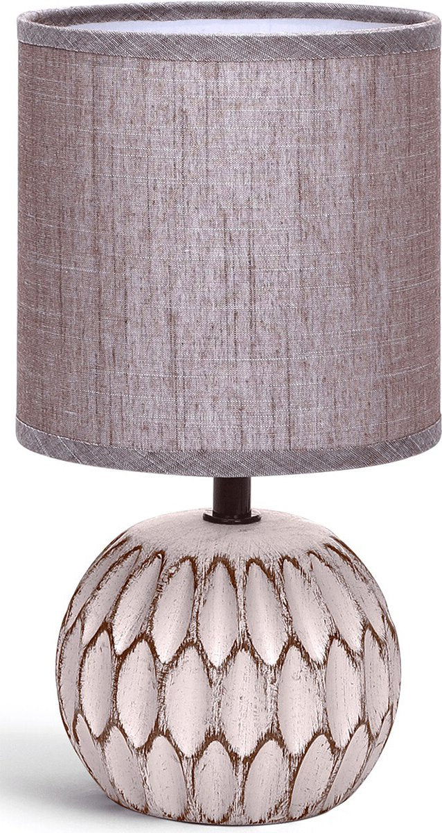 Tafellamp - Bureaulamp - Tafellamp slaapkamer - Bruin - Aigostar
