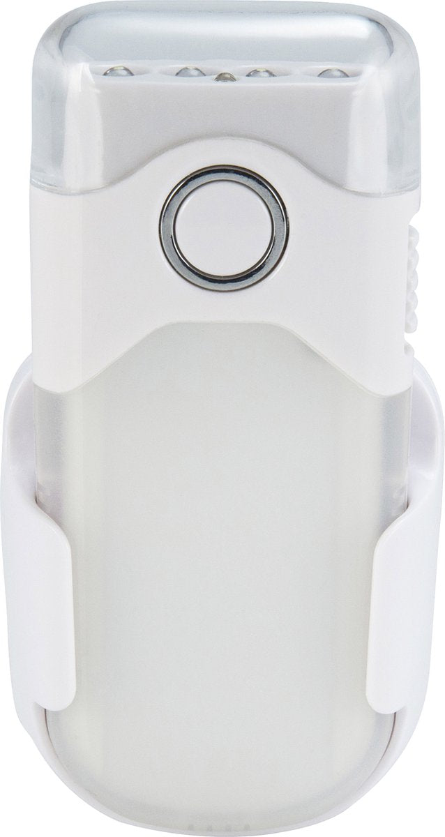 Alecto LED Zaklamp - Noodverlichting - Automatisch aan bij stroomuitval - Noodpakket - ATL-80 Nachtlamp - Wit •