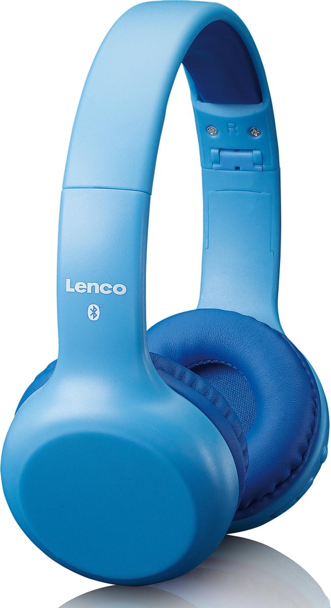 Lenco HPB-110BU - Vouwbare kinder Bluetooth hoofdtelefoon - Blauw