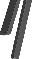 Eetkamerstoelen - Set van 2 - Met armleuning - Draaibaar - Antraciet - Tectake®