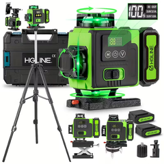 Kruislijner met statief - Zelfnivellerend - Bouwlaser - Laserliner - Groen - HG Line