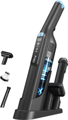 Olvy Kruimeldief PRO - LCD Display - Oplaadstation - 3 Snelheden - 250W - Kruimelzuiger Snoerloos - Autostofzuiger - 22 kPa - Draadloos - Handstofzuiger •