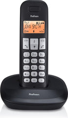 Huistelefoon senioren - Senioren telefoon - Vaste lijn - Zwart - Profoon PDX-1100 •