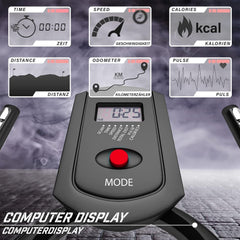 Hometrainer - Fiets - LCD-scherm - Hartslagmeter - Max 120kg