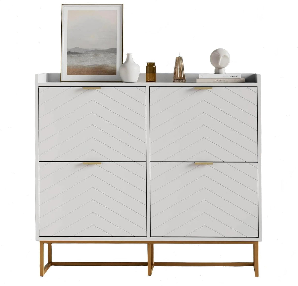 Schoenenkast - Schoenenrek - 100x103,5x24 cm - Wit - UEV