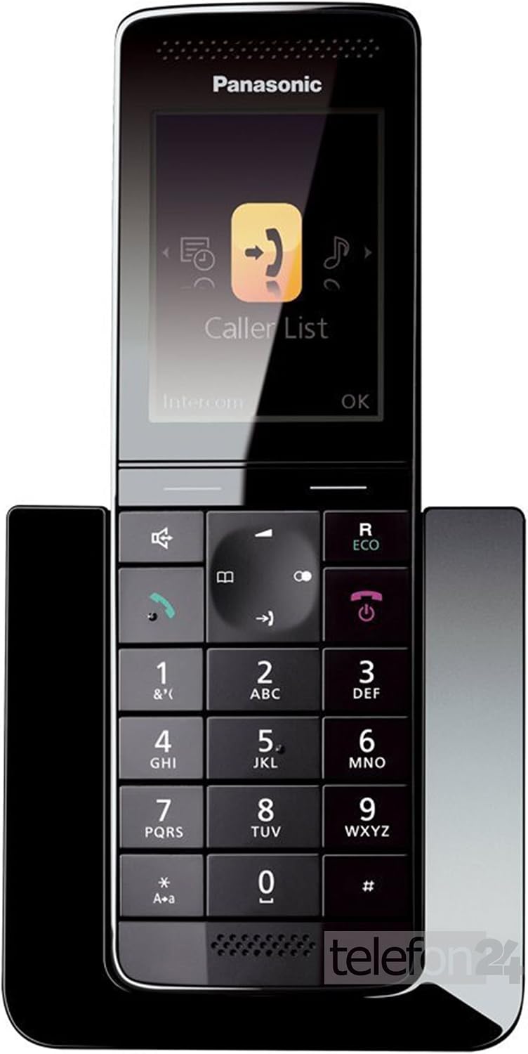 Panasonic KX-PRS110 DECT beller-identificatie zwart, witte telefoon