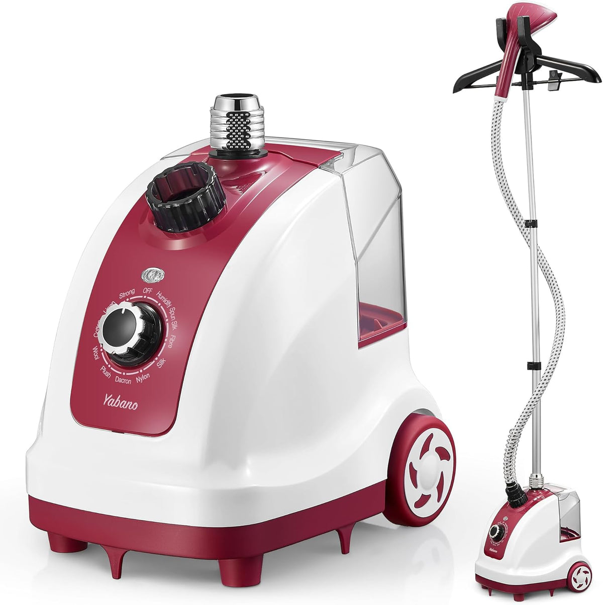 Kledingstomer - Handstomer - Kleding stomer - 1950W - Rood - Yabano