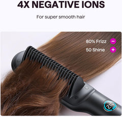 Thermal Brush - Blowout Brush - Krultang - Zwart - Wavytalk