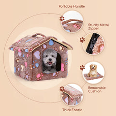 Hondenmand - Hondenbed - Hondenhok - 53x50x43 cm - Nobleza