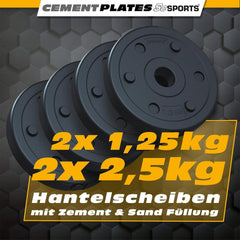 Halterschijven - Halter gewichten - Halterset - 30 kg - ScSPORTS®
