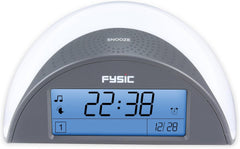 Fysic FC-38 Alarmklok met Dwaaldetector - Dwaaldetectie voorkomt nachtelijk dwalen - Wit