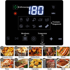 Airfryer XXL - heteluchtfriteuse - 6,5L - 1600W - Zwart •