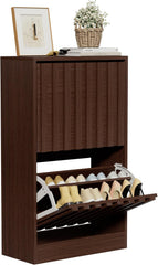 Schoenenkast - Schoenenrek - 52x24x86,5 cm - Bruin - UEV