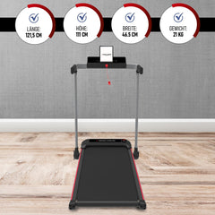 Walden F2800 Elektrische loopband voor thuis, kantoor, joggen, hardlopen, ultradun, smal, fitness, workout, afstandsbediening, Walden F2800 (F2800DE)