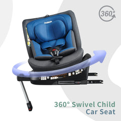Autostoel - Isofix Autostoeltje - 0-12 jaar - Blauw - Jovikids