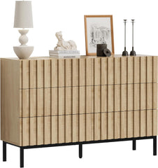 Commode - Dressoir - Ladekast - 73,4x34,5x100 cm - Bruin - UEV