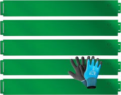 KESSER® Gazonrand - Tuinrand - 5 stuks - 100x14cm - Groen