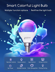 E14 LED lamp - Dimbaar - Smart lamp - 6,5W - 6 stuks - Aigostar