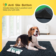 Vetbed Hond – Hondenmat - Warmtedeken Hond - 70x50 cm – Grijs - Nobleza