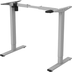 Zit sta bureau - Elektrisch - Verstelbaar - Bureauframe - Grijs - E1W - FLEXISPOT