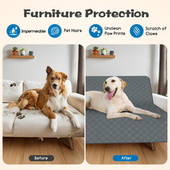 Hondendeken auto achterbank - hondenmat - 208x157 cm - Grijs - Nobleza