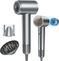 Fohn - Haardroger - Föhn met diffuser - 1500W - Zilver - Teendow