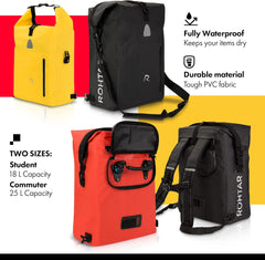 Fietstas - Waterdicht - Rugzak - Enkele - 18L - Zwart - Rohtar