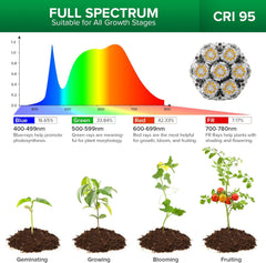 Groeilamp planten - Kweeklamp - Grow light - 45W - SANSI