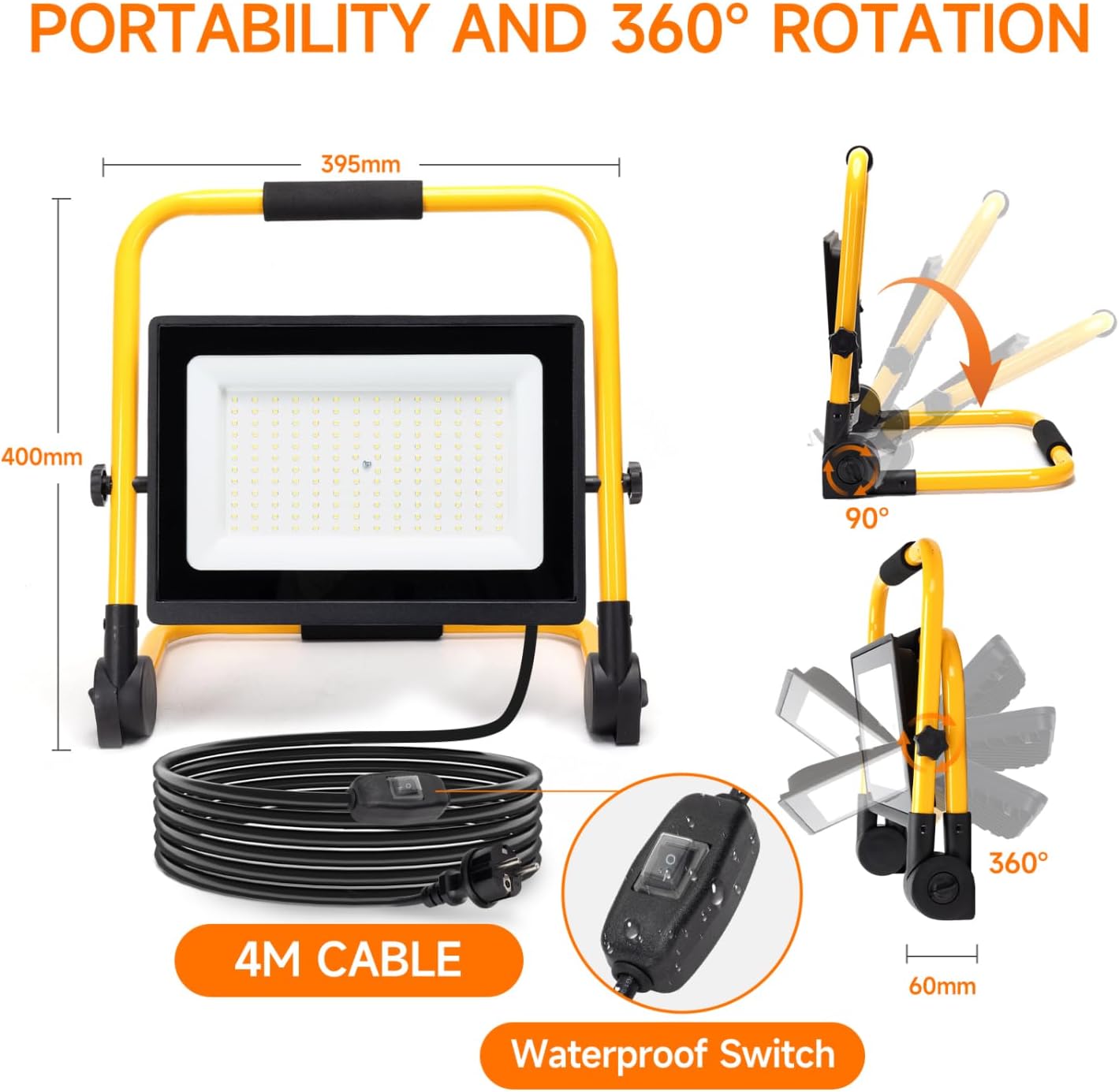 Bouwlamp LED - Werklamp - IP65 - 150W - Aigostar