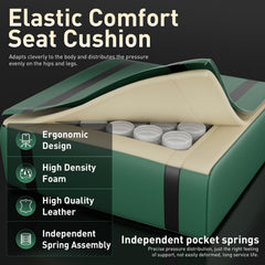 Ergonomische Bureaustoel -  Office Chair - Gamestoel - Volwassenen - Zwart/Groen