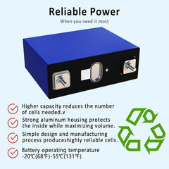 Batterij klasse A - 4 stuks - 3,2V - 100 Ah - Deep Cycle - Lifepo4