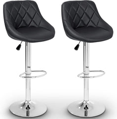 Barkrukken, 2-delige set, keuze uit 10 kleuren, 360 graden vrij draaibaar, hoogteverstelling zitting: 60 – 80 cm