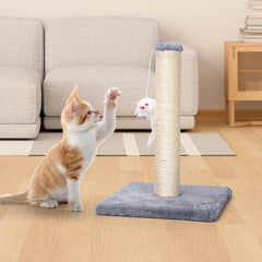 Krabpaal voor katten - 25x25x35 cm - Grijs - Nobleza