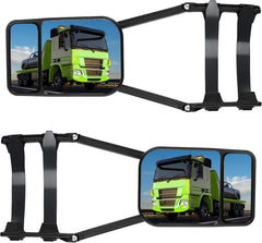 GARDTECH Caravan spiegel universeel, caravan spiegel auto, extra spiegel auto buiten, 360° verstelbaar voor camper, convexe buitenspiegeluitbreiding, caravan & aanhanger (2 stuks)