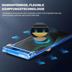Walking Pad, loopband voor thuis met led-display en afstandsbediening, Treadmill stil 1-6 km/u, 2,5 pk borstelloze motor, fitness, workout, thuisfitnessapparaat