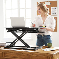 Monitor verhoger - Laptop verhoger - Bureau verhoger - 72x42 cm - Zwart - M17B - FLEXISPOT
