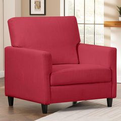 Fauteuil met armleuning - Relaxfauteuil - Relaxstoel -Rood - COMHOMA